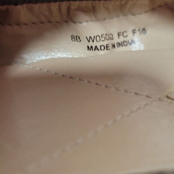 Cole Haan Elsie Ballet Flat Shoes Womens 8B Patent Cap Toe Gray Soft Leather - Picture 12 of 14